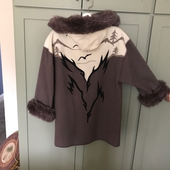 Boiled wool coat - Picture 2 of 3